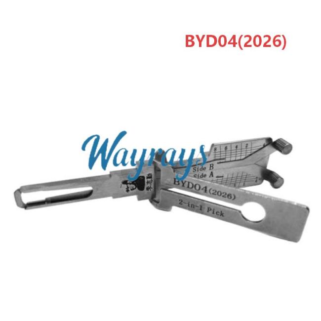 Lishi BYD04(2026) 2 in 1 tool. Support BYD