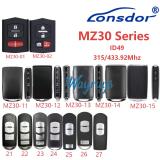 2026 Lonsdor for Mazda MZ30 Series Keys Universal Smart Key , Work with Lonsdor K518 PRO / K518 PRO FCV and KW100