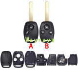 For Honda OUCG8D-382H-A ID13 chip with FSK 434mhz 2/3 button remote key