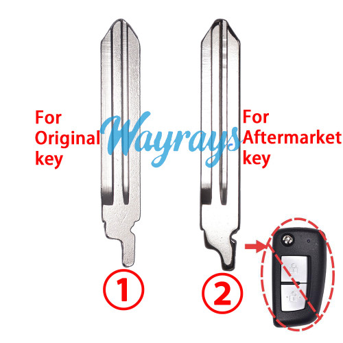 For Nissan NSN14 key blade for original 14 Nissan key or aftermarket 14 Nissan key