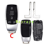 For Benz key shell  with round logo place