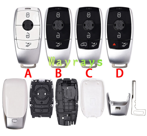 For Benz key shell  with round logo place