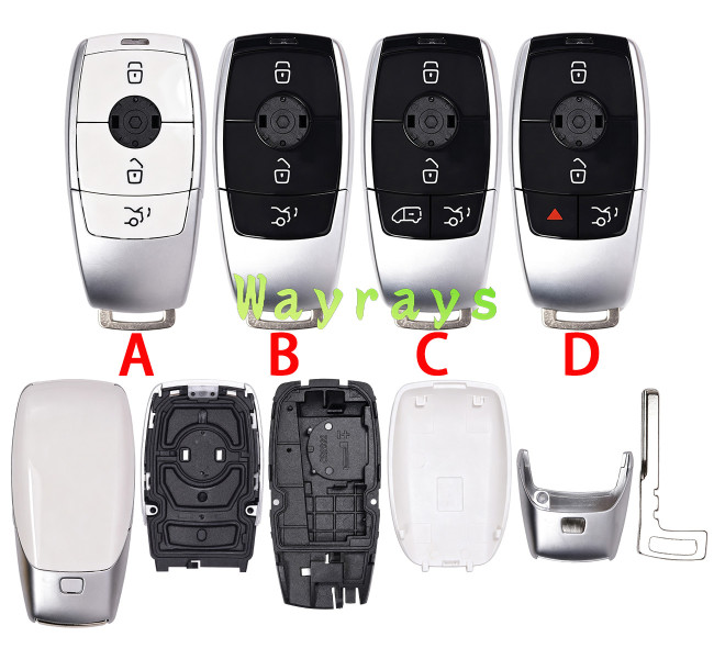 For Benz key shell with round logo place