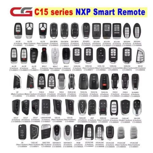 CGDI C15 Series NXP Smart Remote , Used with CGDI K2 Remote Key Programmer
