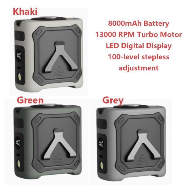 2026 New Cooling Waist-Clip Fan: High-Speed, Powerful Portable Fan for Outdoor Construction Sites—Features Cooling Function & Neck-Hanging Option