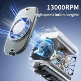2026 New Cooling Waist-Clip Fan: High-Speed, Powerful Portable Fan for Outdoor Construction Sites—Features Cooling Function & Neck-Hanging Option