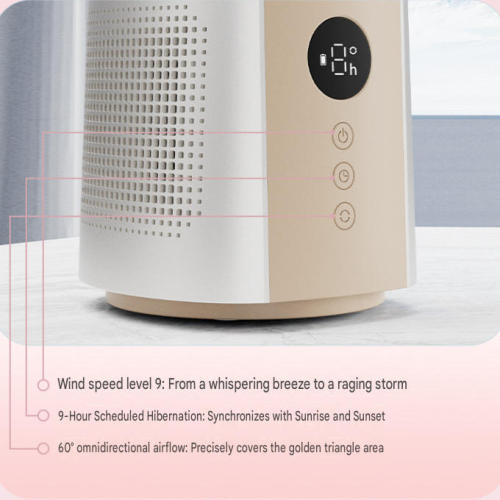 2026 New Home/Office Fan (Pedestal/Desktop): Bladeless, USB-Rechargeable, Cooling, Humidifying, Air Circulating