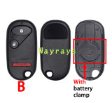 [with battery clamp] For Honda key shell without logo