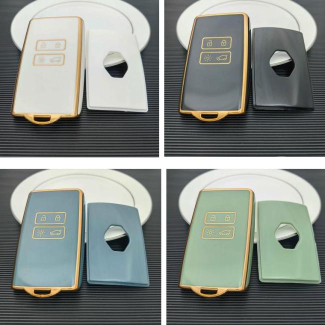 For Renault style car key TPU protective cover，please choose color
