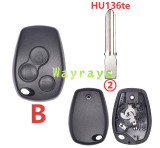 For Renault key shell  without logo
