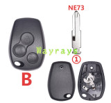 For Renault key shell  without logo