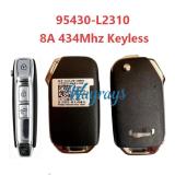 Original for Kia 2022-2024 K5 95430-L2310 8A chip with FSK 434mhz keyless 3 button remote key