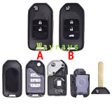 For Honda HLIK6-3T (Honda G) ID47 chip PCF7961X with FSK 434mhz 2/3 button remote key