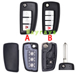 For Nissan KBRASTU15 ID46 chip PCF7936 with ASK 434mhz 2+1/3+1 button modified remote key