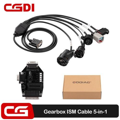 2026 CGDI Gearbox ISM Cable 5-in-1 Set, for Mercedes Benz VGS-FDCT 724/ VGS2-722.8/ VGS-7Gtronic-722.9/ VGS-9GT-725/ ISM Work with CGDI MB and FC200
