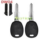 For Daewoo DWO4 transponder key shell without chip without logo place