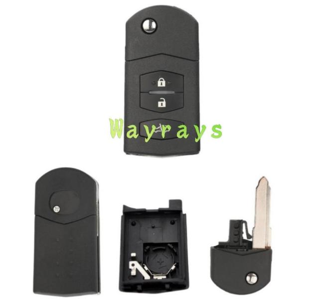 For Mazda key shell with logo place