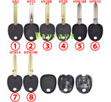 For Hyundai transponder key shell without chip without logo,if need with logo,pls note