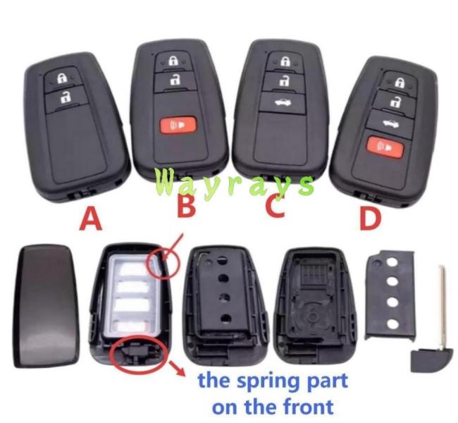 For Toyota key shell without logo place,for Camry Avalon Prius C C-HR 2016 2017 2018 2019 HYQ14FBC