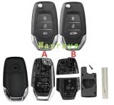 For MG key shell with logo place,T70
