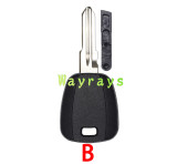 For Fiat transponder key shell without chip which can put TPX long chip and ceramic chip without logo