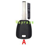 For Fiat transponder key shell without chip which can put TPX long chip and ceramic chip without logo