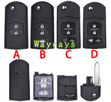 For Mazda SKE126-01 4D63 chip with FSK 434mhz 2/3/4 button remote key