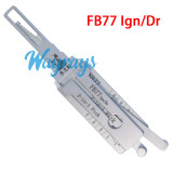 Lishi FB77 2 in 1 tool.Support 2013+ DAF trucks, including CF and LF models