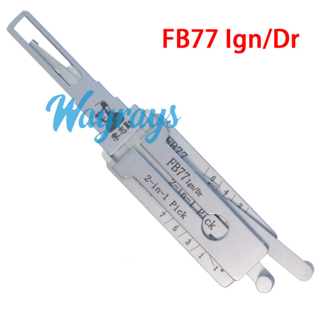 Lishi FB77 2 in 1 tool.Support 2013+ DAF trucks, including CF and LF models