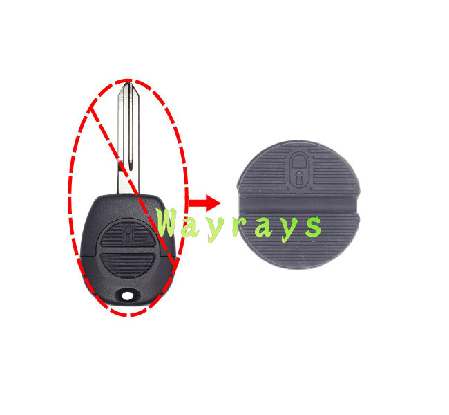 [only the key rubber pad]For Nissan key shell part