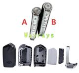 For Kia 18-22 Stinger key shell with logo place,pls ask your sales for the price