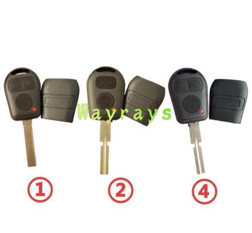 For BMW key shell with 2 track HU92/ 4 track HU58 blade without logo,E3 E38, with logo model don't have the MOQ