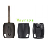 For Ford Focus transponder key shell without chip which  with oval logo place