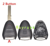 For Porsche key shell with logo place
