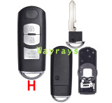 [New style]  For Mazda key shell with round logo place