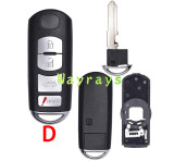 [New style]  For Mazda key shell with round logo place