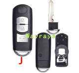 [New style]  For Mazda key shell with round logo place