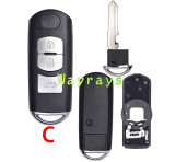 [New style]  For Mazda key shell with round logo place