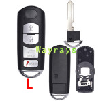 [New style]  For Mazda key shell with round logo place