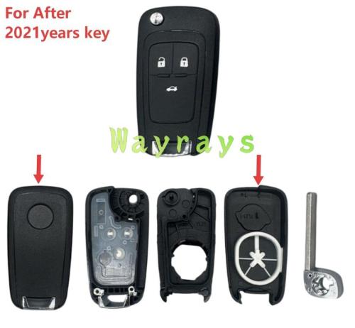 For 2021+ Buick Chverolet key shell with logo place,if you need small quantity,pls ask yoru sales