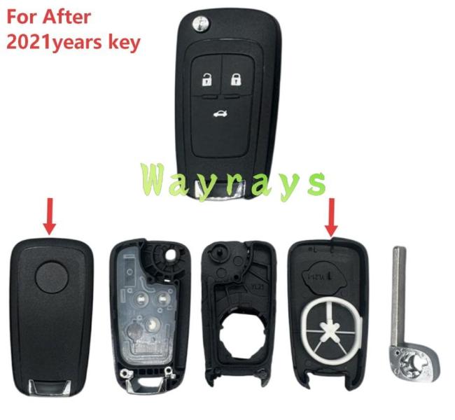 For 2021+ Buick Chverolet key shell with logo place,if you need small quantity,pls ask yoru sales