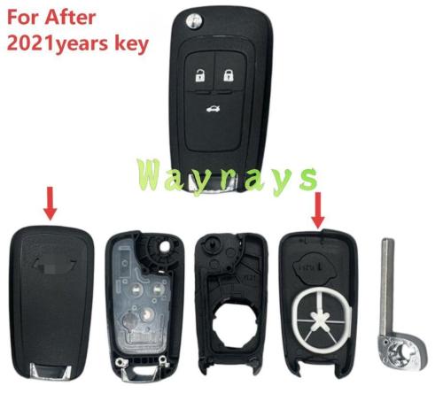 For 2021+ Chverolet key shell with OEM logo place,if you need small quantity,pls ask yoru sales