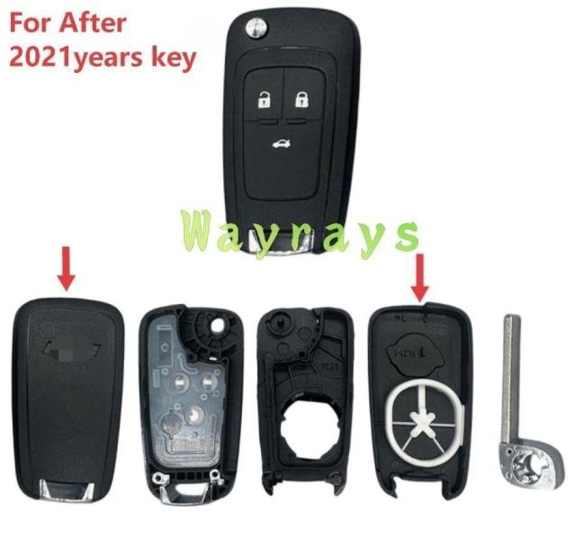 For 2021+ Chverolet key shell with OEM logo place,if you need small quantity,pls ask yoru sales