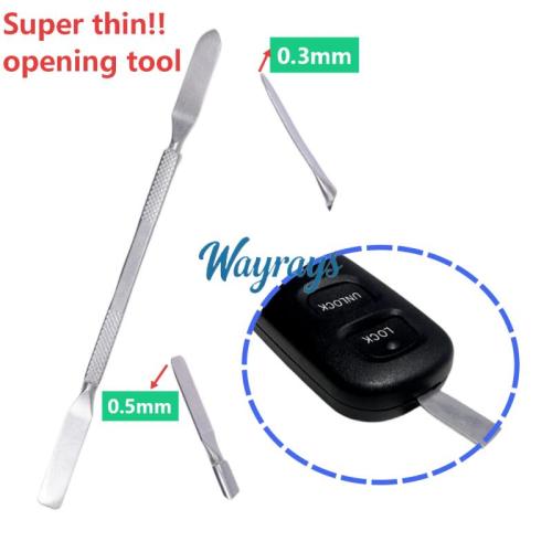 113mm High-Quality Metal Ultra-Thin & Ultra-Hard Double-Ended Pry Tool for Car Key Disassembly