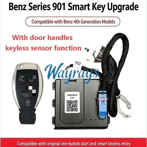 No.1 Bodyguard Terminator Series – 901 Mercedes-Benz FBS4 Adapter Box ，No casing disassembly or soldering required. For 2012–2018 C, GLC, S, ML, GL, GLE, and GLS etc..