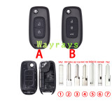 Original for Renault Logan Duster Sandero Oroch N5F-PFK1A IC:3248A-RFK1A  4A chip HITAG AES with FSK 434mhz 2/3 button remote key,aftermarket shell. If you need key shell with blade ⑤,/⑥/⑦, please contact the sales offline.