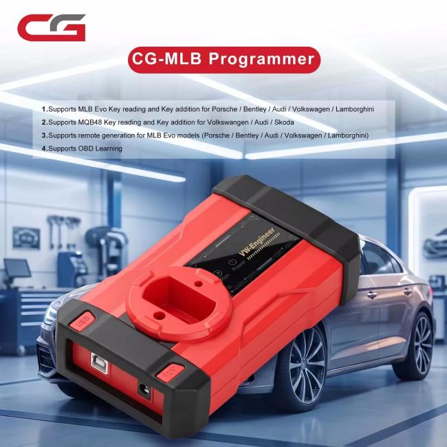 2026 CGDI MLB Programmer,Supports MLB Evo MQB48 Key Read and Add, for Bentley/Porsche/Audi/VW/Lamborghini