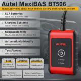 AUTEL MaxiBAS BT506 Battery and Electrical System Analysis Tool Support for Ultra Elite II PRO MK808Z-BT
