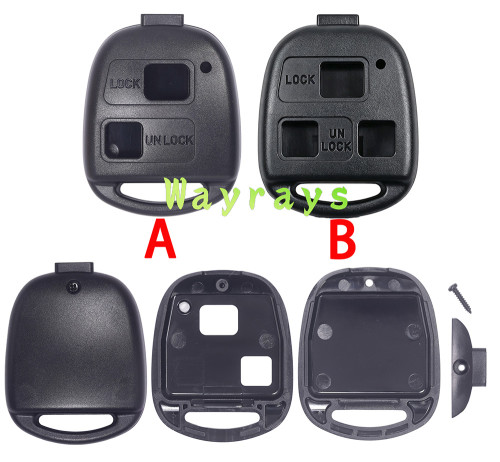 [Without blade] For Toyota Lexus key shell part without logo