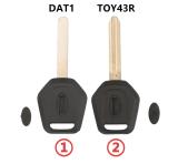 For Subaru lmpreza transponder key shell without chip without logo place